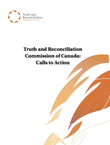 Truth and Reconciliation Calls to Actin cover