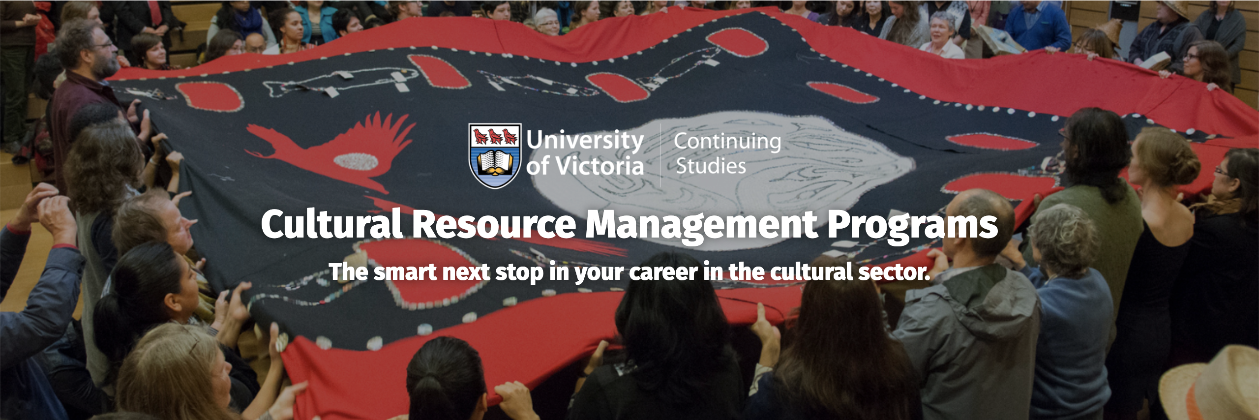 University of Victoria Cultural Resource Management Program Sponsor Banner