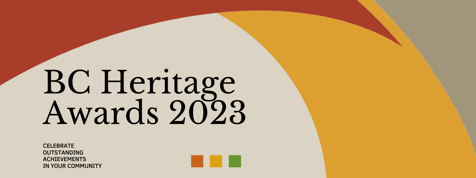 BC Heritage Awards 2023 Banner