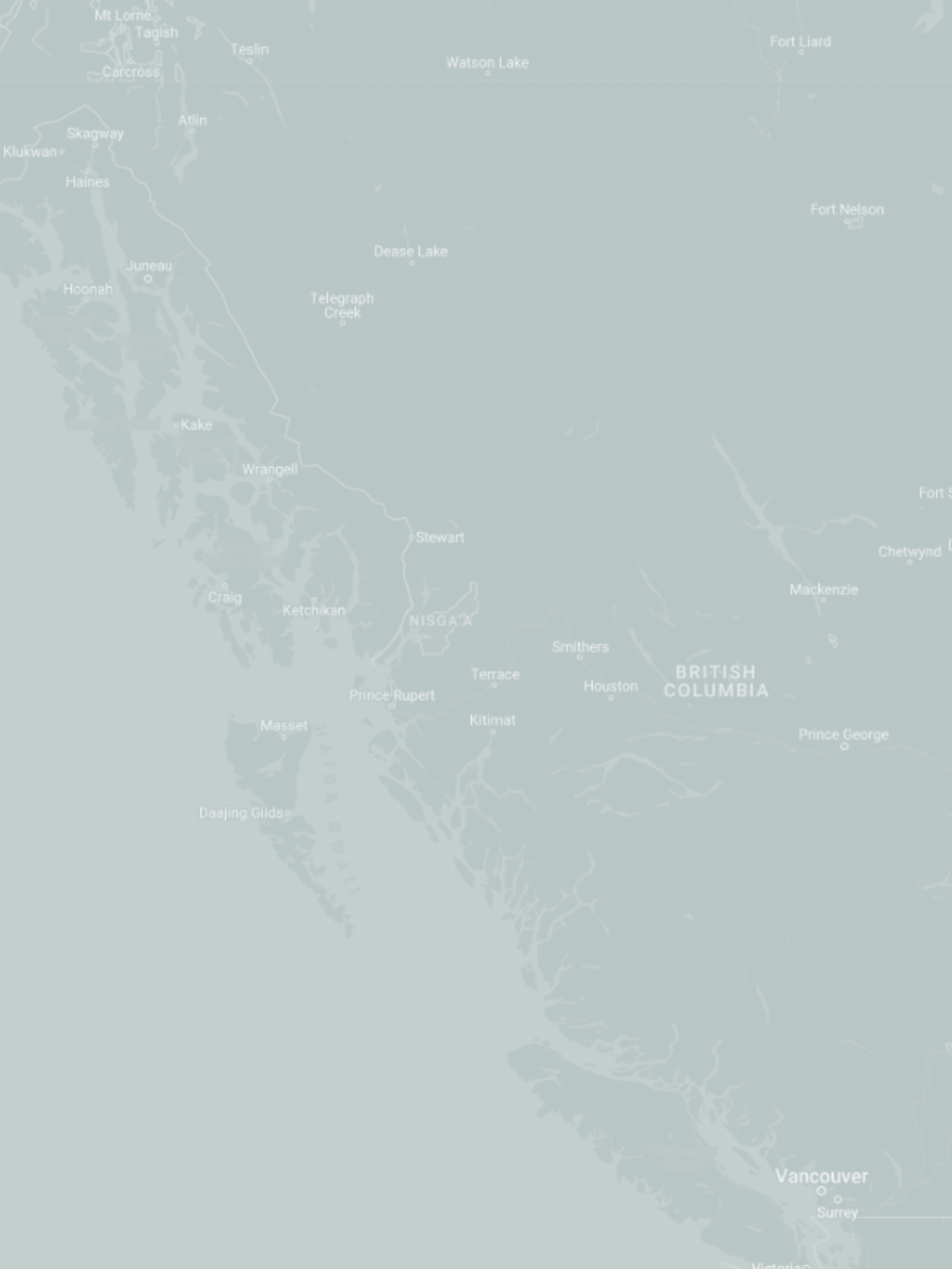 Greyscale map of BC background