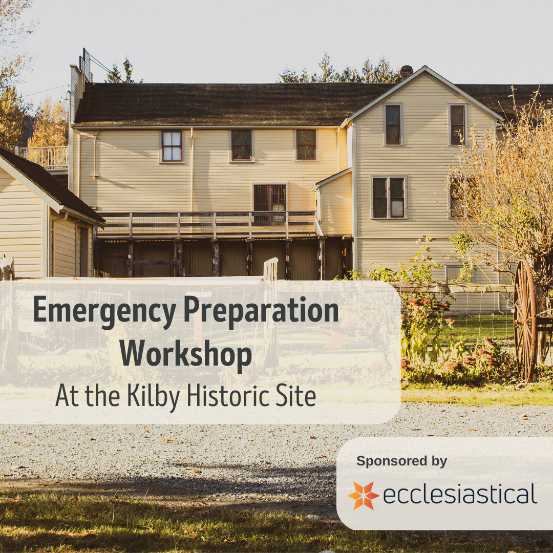 Photo of Kilby Historic Site with Ecclesiastical logo and session title written on top